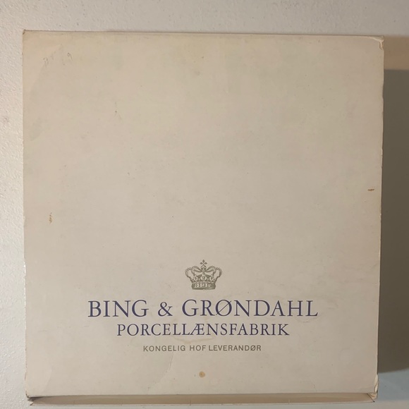 VIBAEK WATER MILL 1976 Plate Royal Copenhagen Denmark Danish Christmas Blue - Picture 6 of 6